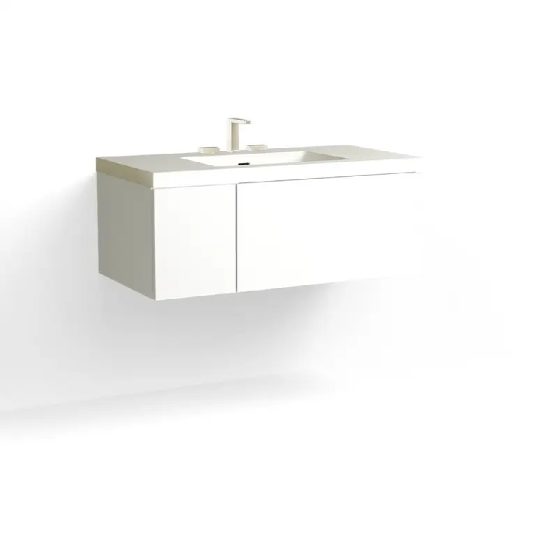 Summit Vanity, 42" Wide, 15" High in C1 White