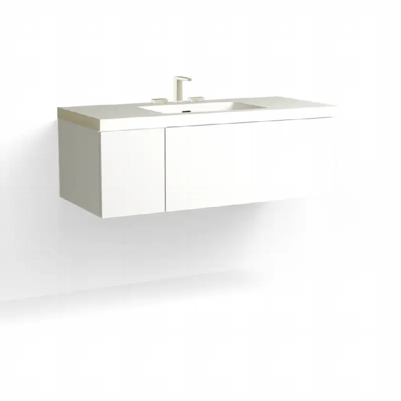 Summit Vanity, 48" Wide, 15" High in C1 White