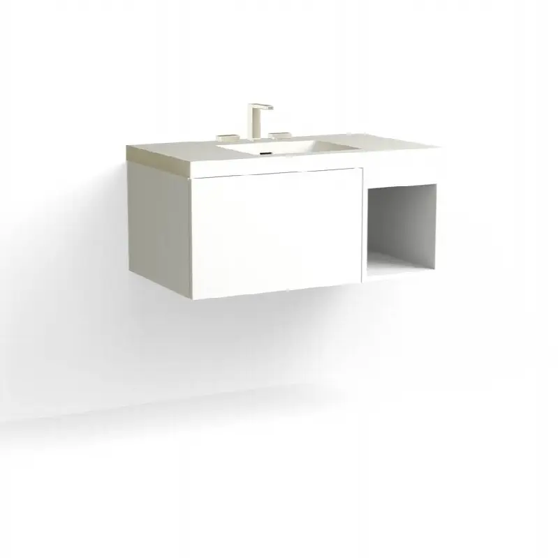 Summit Vanity, 36" Wide, 15" High in C1 White