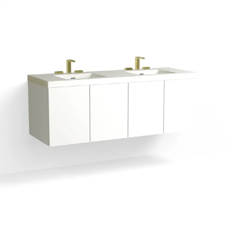 Avila Vanity, 60" Wide, 20" High in C1 White
