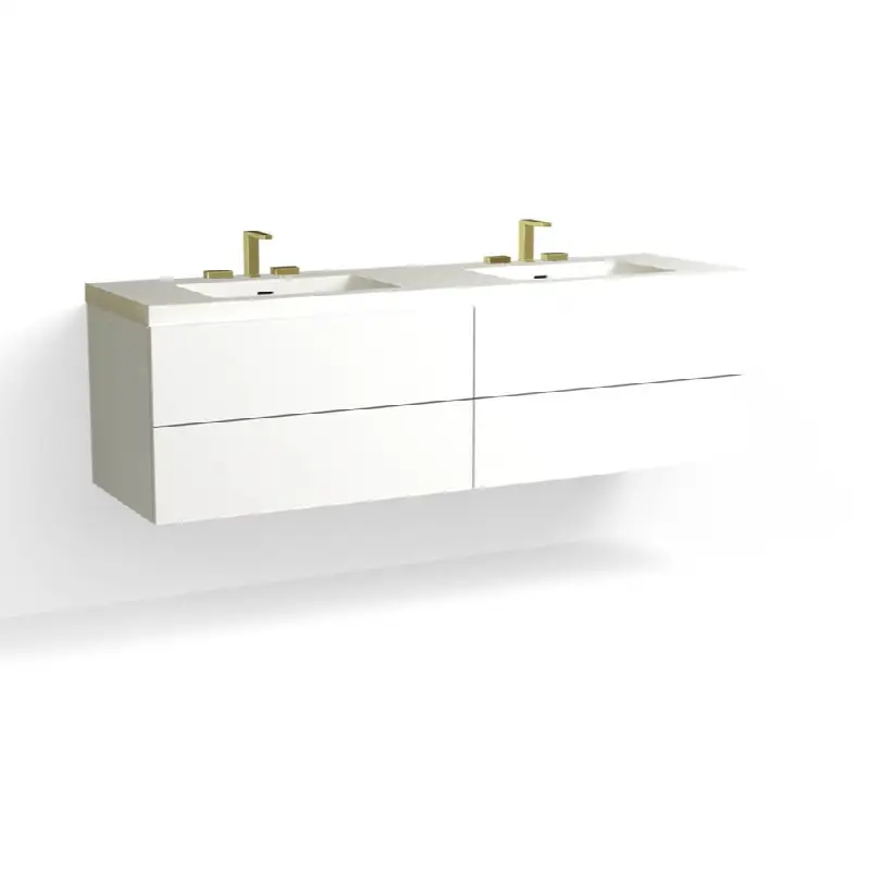 Avila Vanity, 72" Wide, 20" High in C1 White