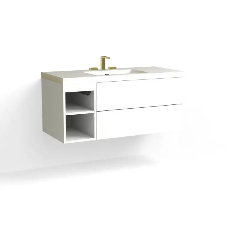 Avila Vanity, 48" Wide, 20" High in C1 White