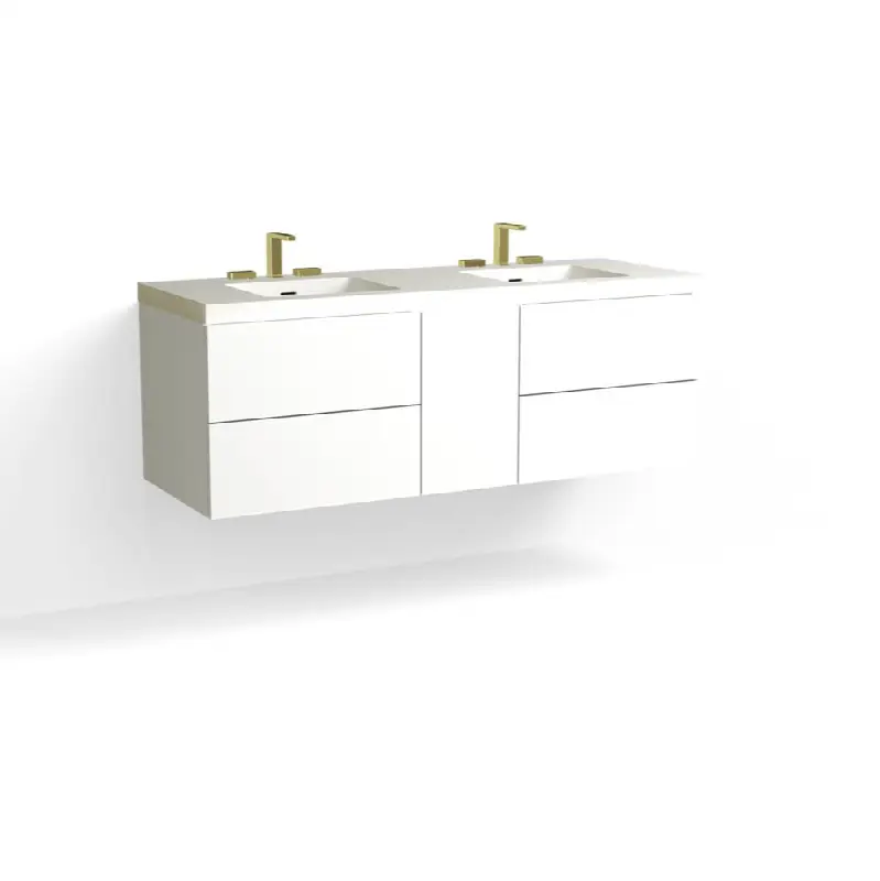 Avila Vanity, 60" Wide, 20" High in C1 White