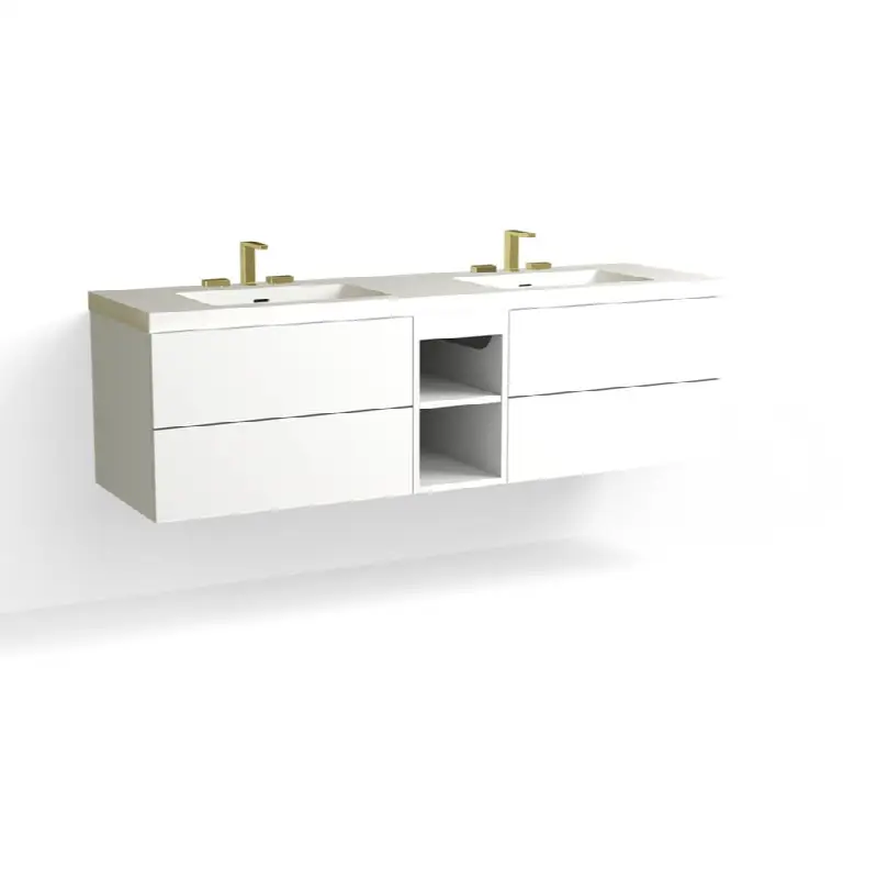 Avila Vanity, 72" Wide, 20" High in C1 White