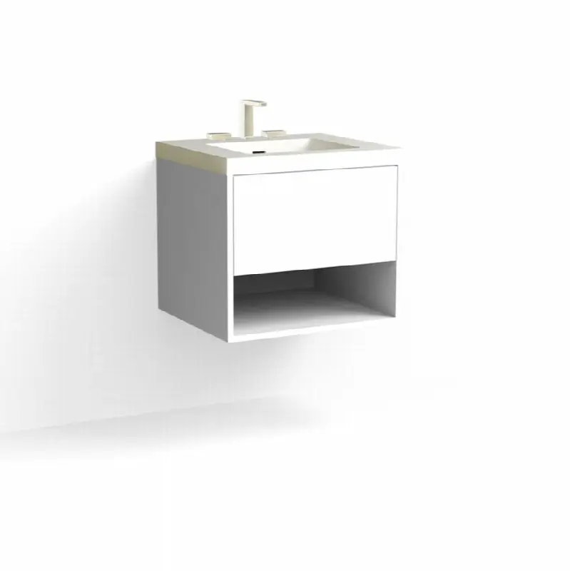 Modo Vanity, 24" Wide, 20" High in C1 White