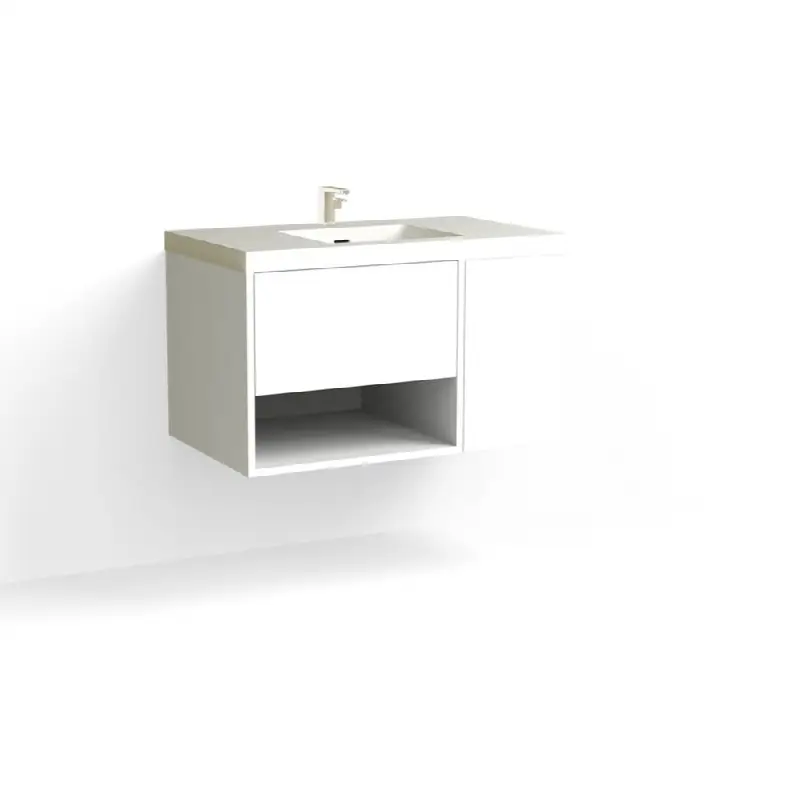 Modo Vanity, 36" Wide, 20" High in C1 White