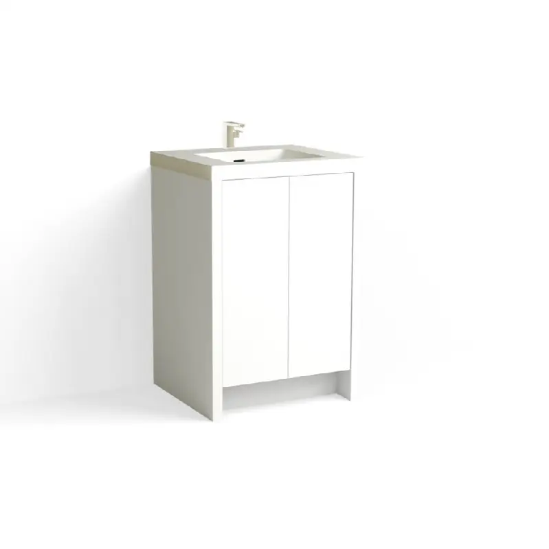 Mesa Vanity, 24" Wide, 34" High in C1 White