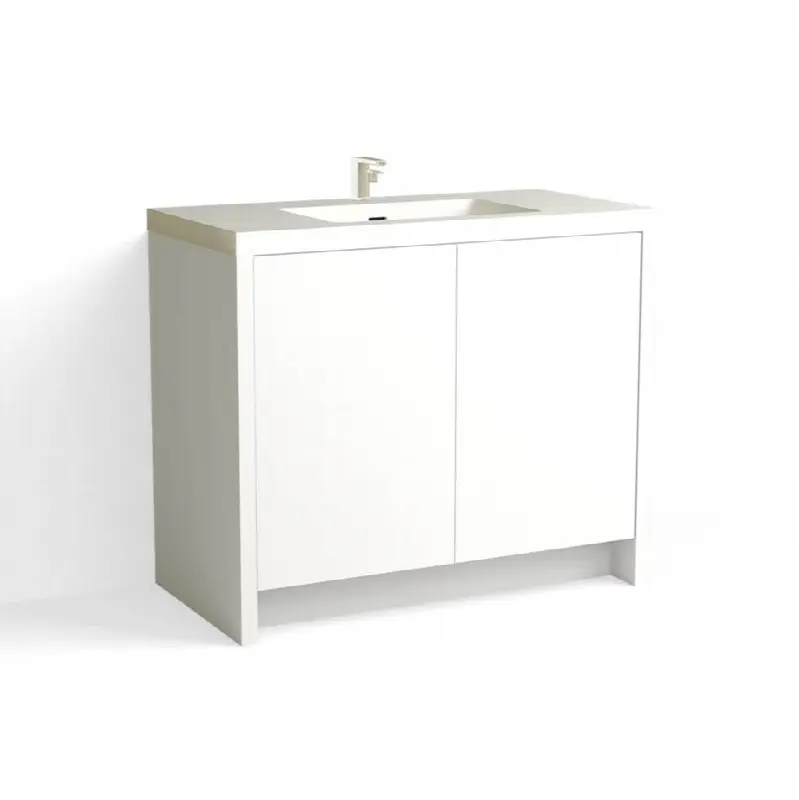 Mesa Vanity, 42" Wide, 34" High in C1 White