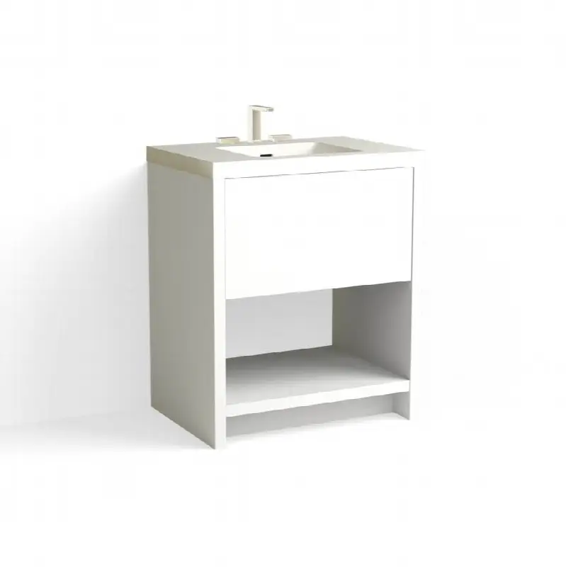 Vista Vanity, 30" Wide, 34" High in C1 White
