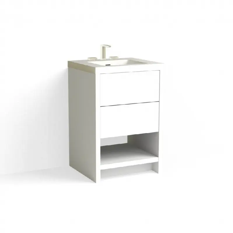 Vue Vanity, 24" Wide, 34" High in C1 White