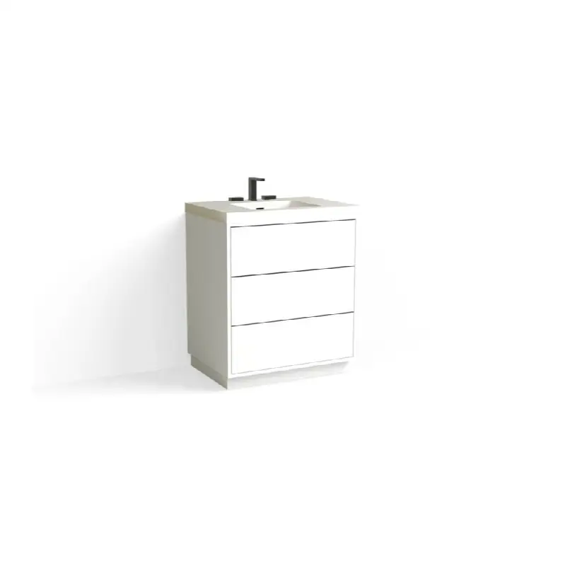 Terra Vanity, 24"W, 34"H in C1 White
