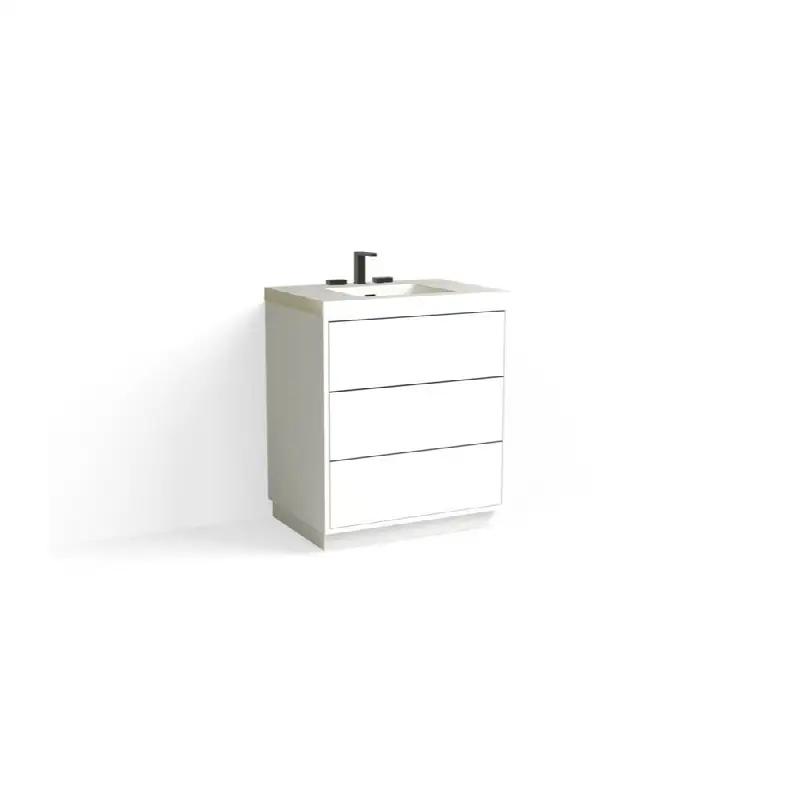 Terra Vanity, 30"W, 34"H in C1 White