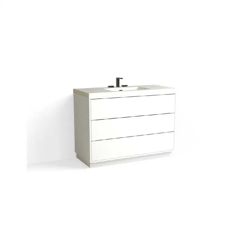 Terra Vanity, 48"W, 34"H in C1 White