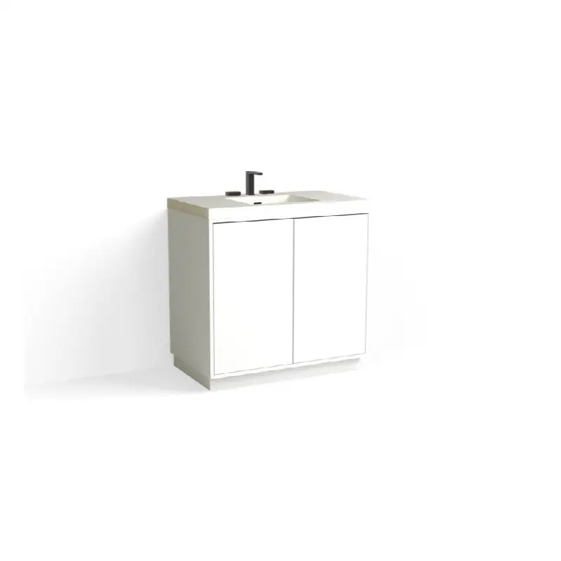 Terra Vanity, 36"W, 34"H in C1 White