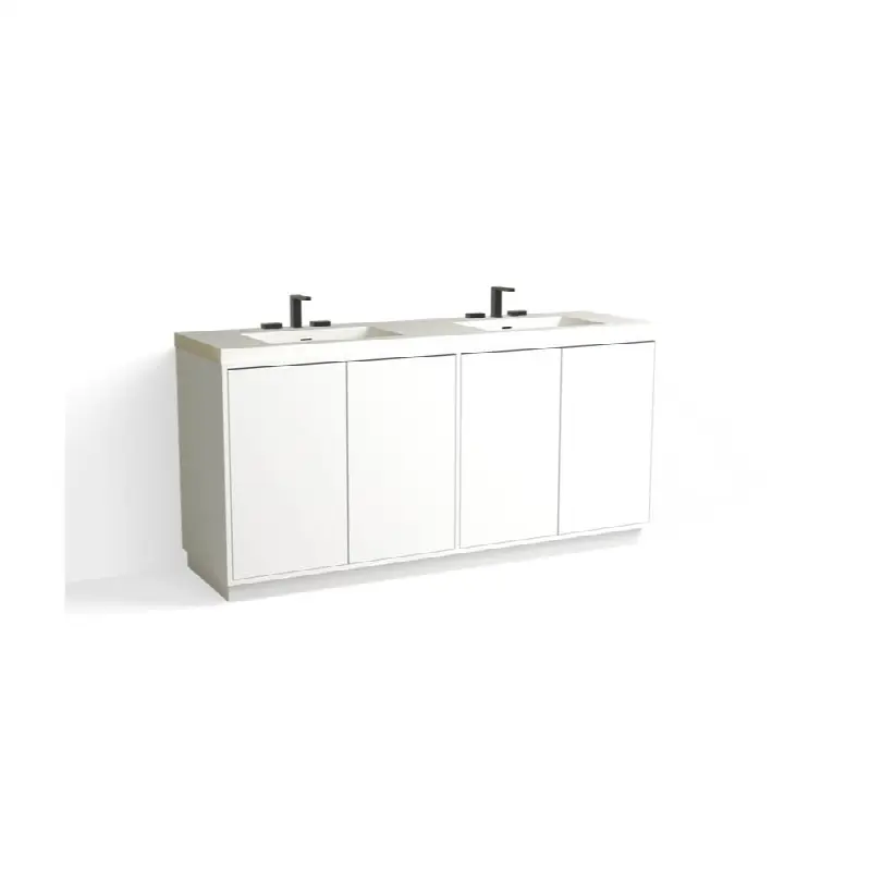 Terra Vanity, 72"W, 34"H in C1 White