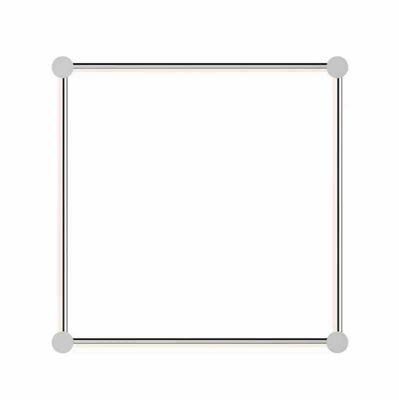 24" Square LED Wall Bar