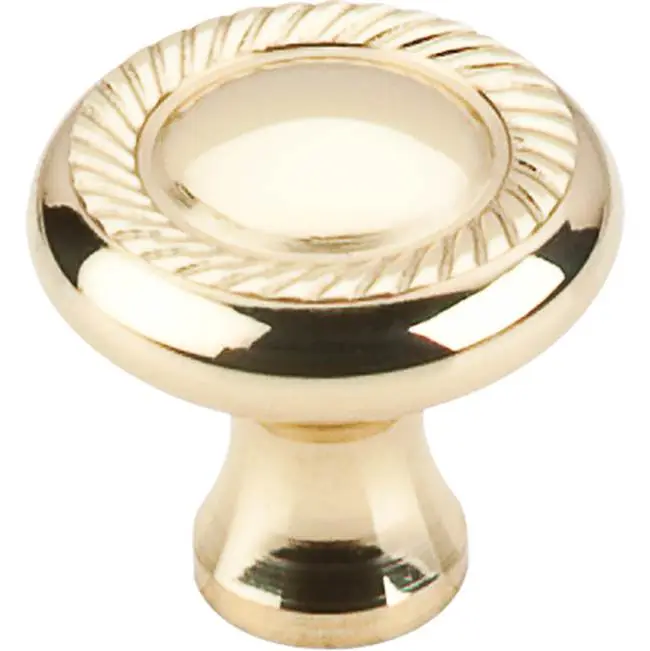 Swirl Cut 1 1/4" Diameter Round Knob