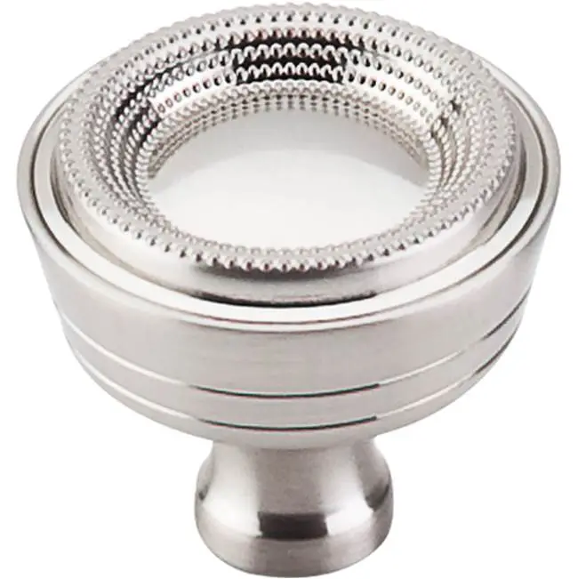 Beaded 1 5/16" Diameter Round Knob