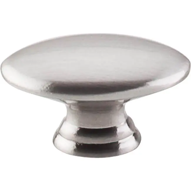 Flat Oval 3/4" Length Oval Knob