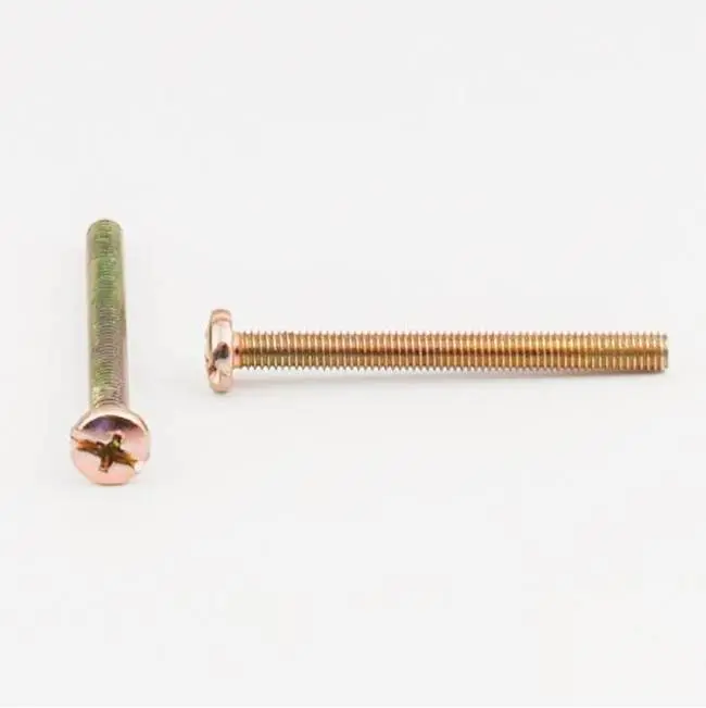 M5-50mm, 2 Inch Solid Screw Phillips Pan Head
