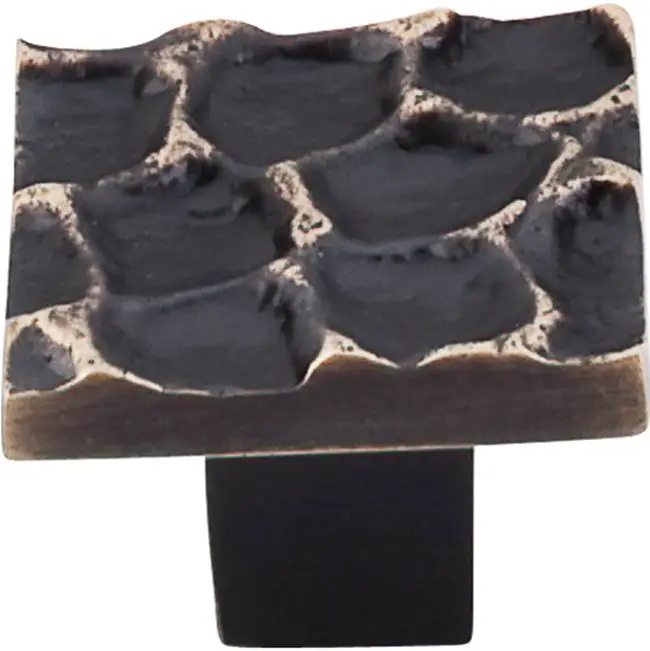 Cobblestone 1 3/8" Length Square Knob