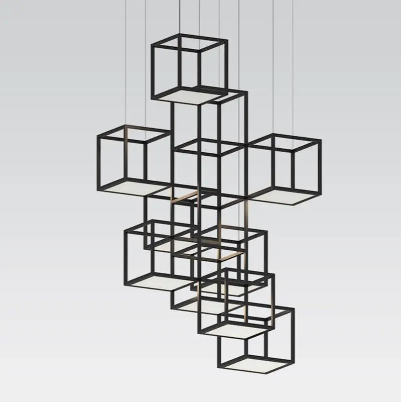 9-Light Vertical LED Pendant