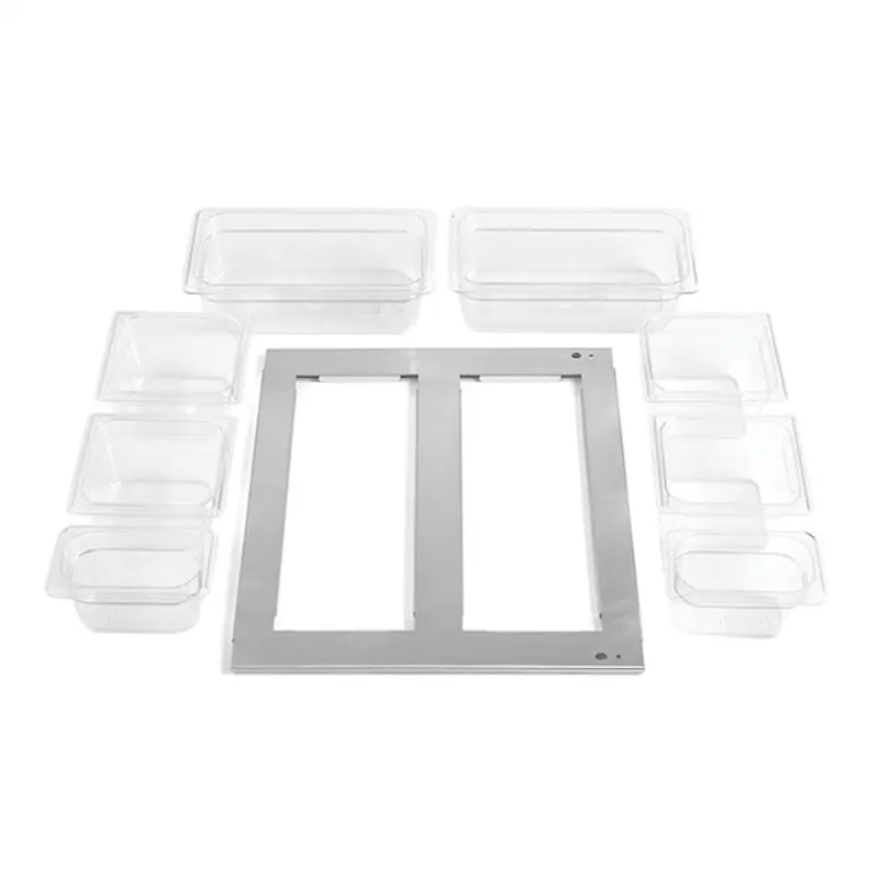 Drawer Pan Kit - (2) 1/3 Pans, (4) 1/6 Pans, (2) 1/9 Pans - Drawer Models Only