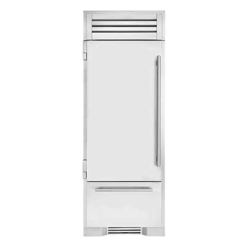 30Inch Refrigerator/Bottom Freezer - Stainless Solid Door - Hinged Left (L) - Integrated Ice Maker