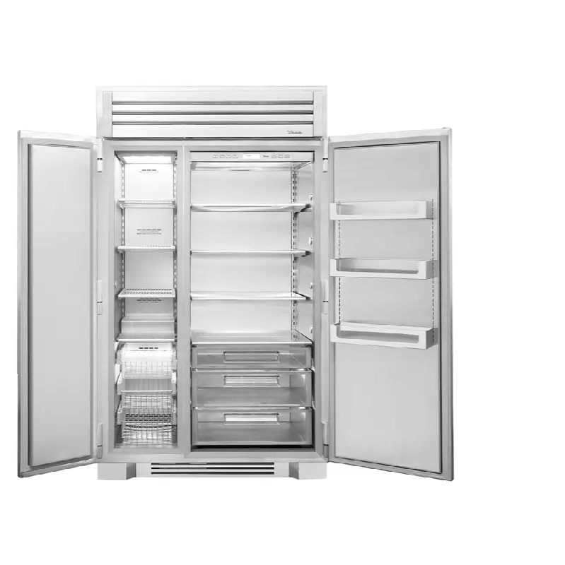48Inch Side By Side Refrigerator/Freezer - Stainless Steel - Integrated Ice