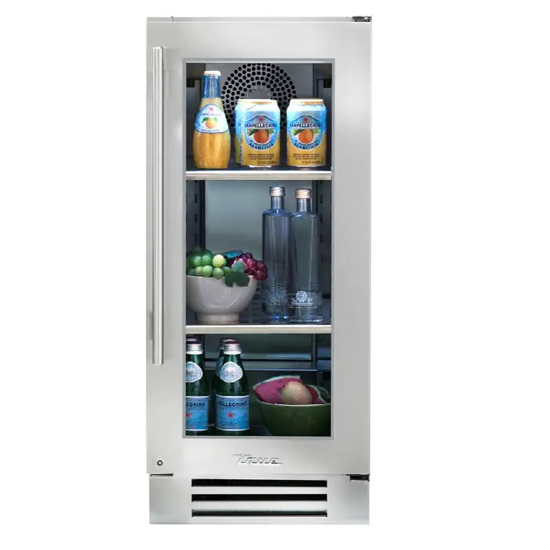 Stainless Glass - 2 Glass Shelves - Hinge Right (R)