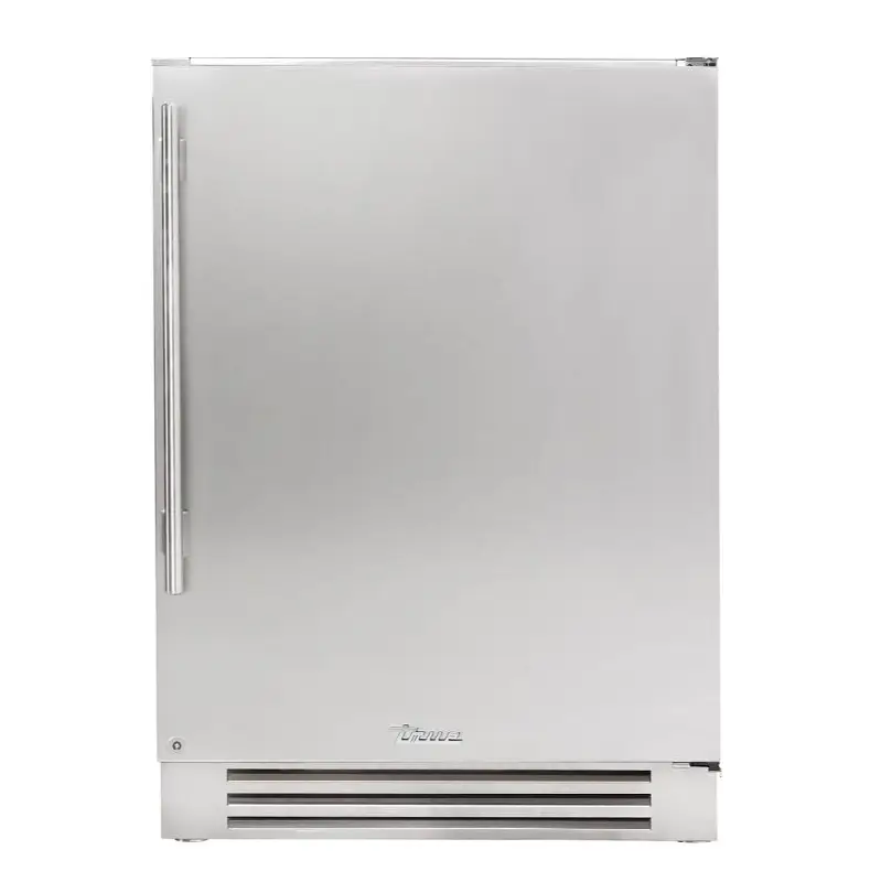 Stainless Door - 2 Glass Shelves - Hinge Right (R)