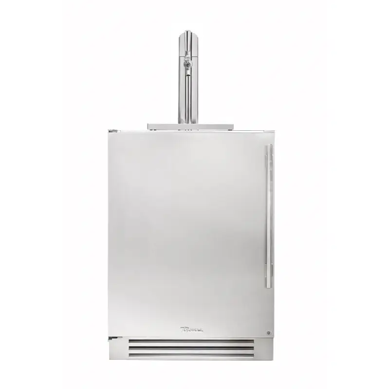 Stainless Door with Lock - Single Tap - 1 Floor Shelf - Hinge Left (L)