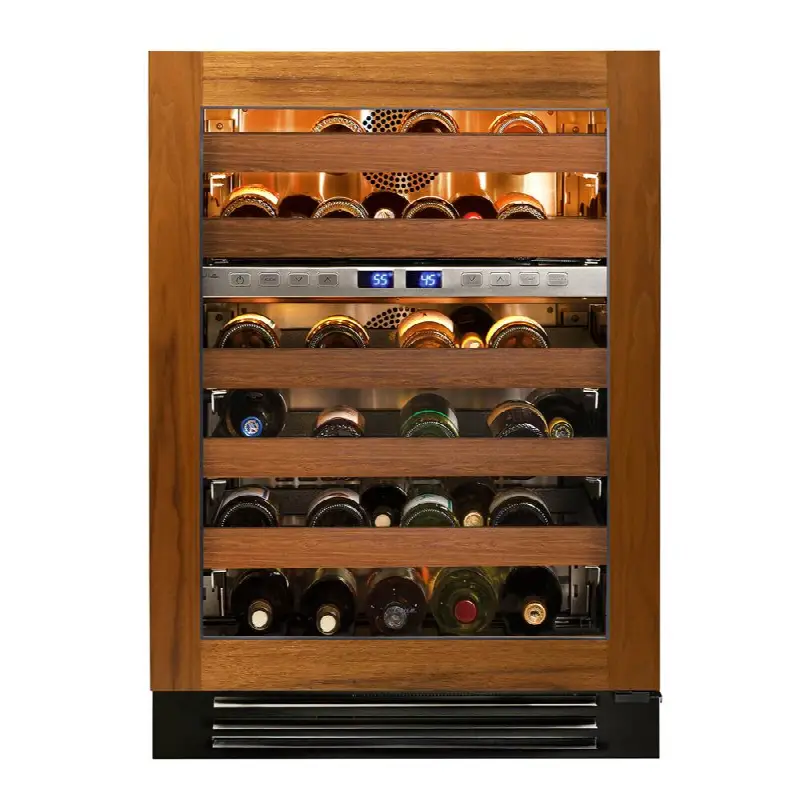 Panel Ready/Glass - 5 Pullout Wine 1 Floor Cradle - Hinge Right (R)