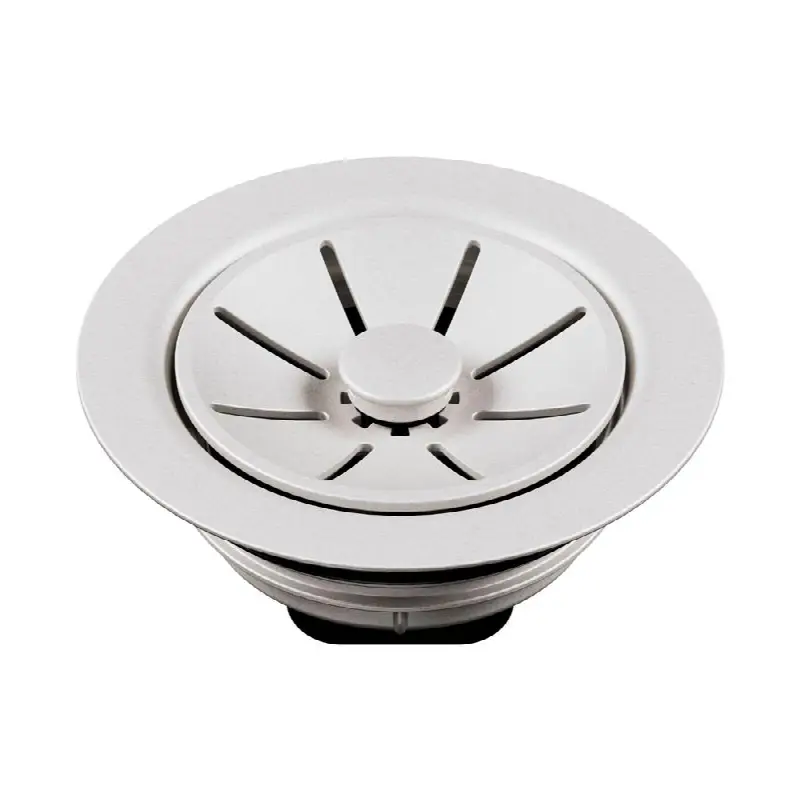 Essential Silgranit Color-Matched Disposal Flange - Soft White