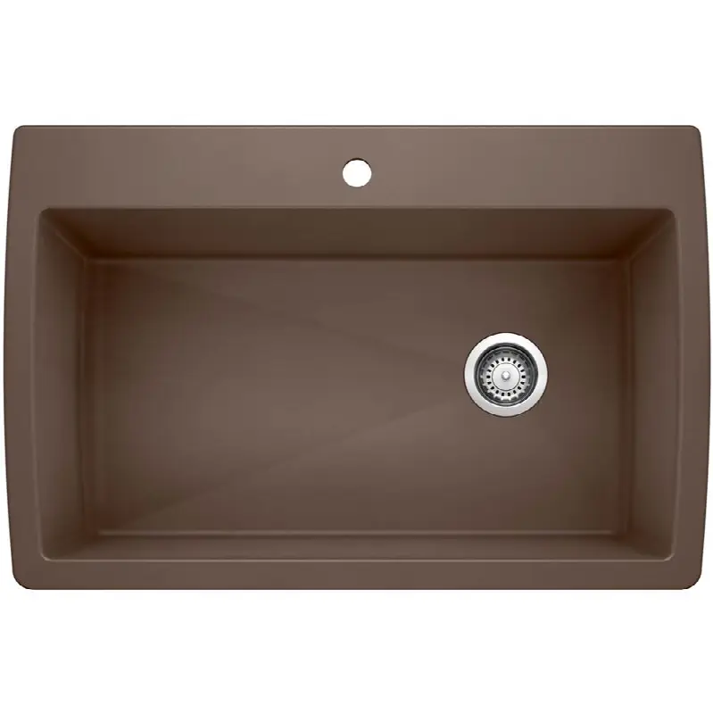 Diamond Silgranit 33.5" Super Single Dual Mount Kitchen Sink