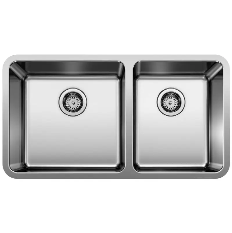 Formera 33" 60/40 Double Bowl Undermount Stainless Steel Kitchen Sink