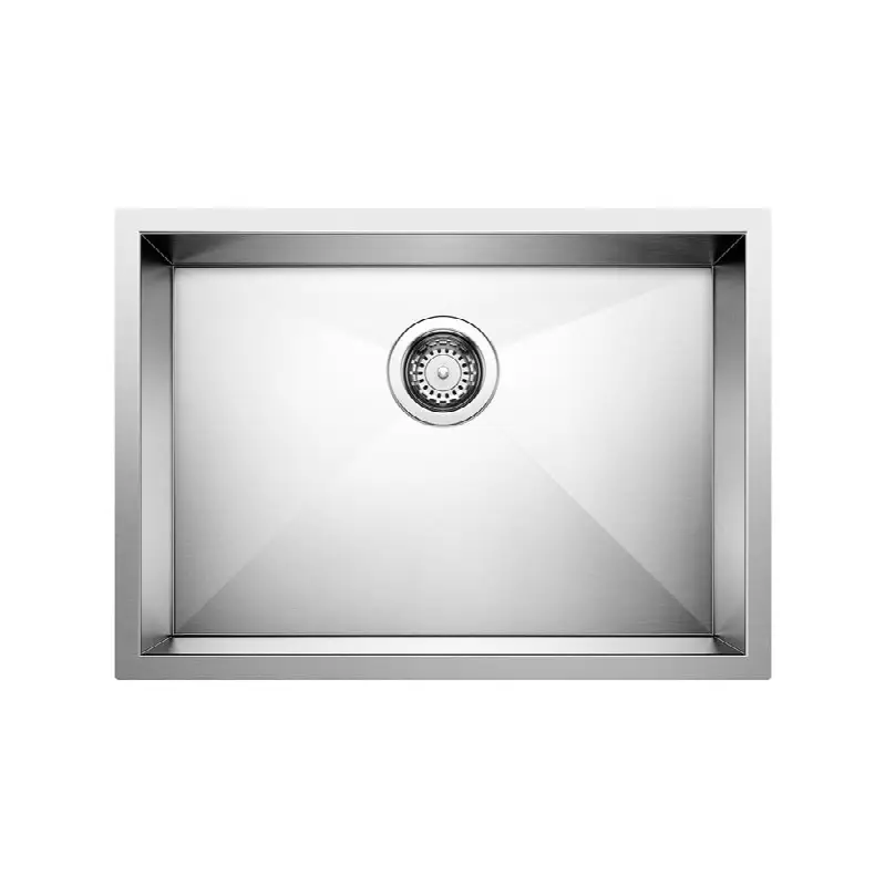 Quatrus R0 25" Single Bowl Undermount ADA Stainless Steel Kitchen Sink