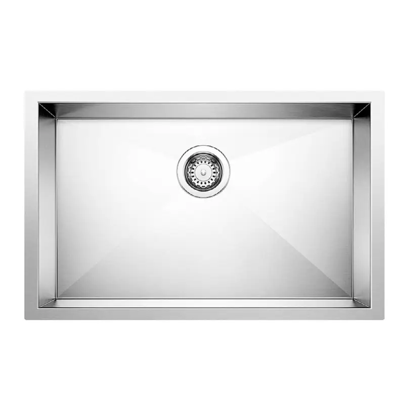 Quatrus R0 28" Single Bowl Undermount Stainless Steel Kitchen Sink