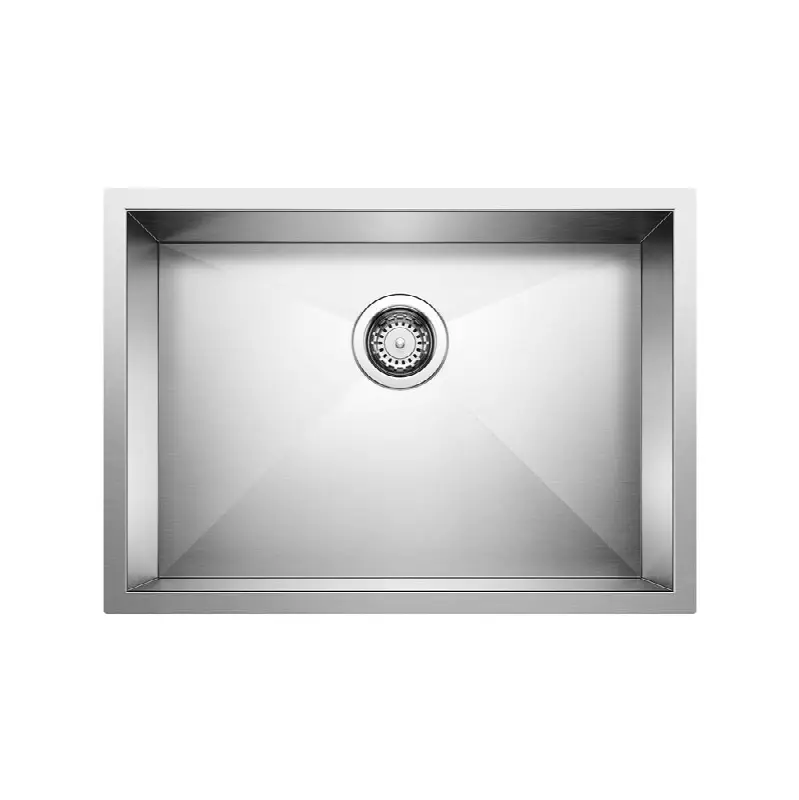 Quatrus R0 25" Single Bowl Undermount Stainless Steel Kitchen Sink