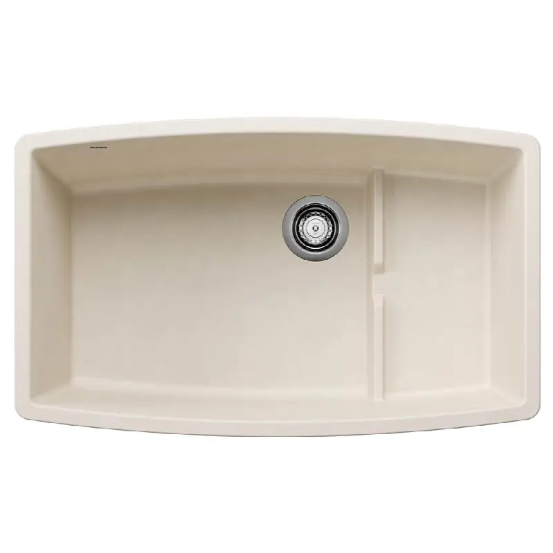 Performa Cascade Silgranit 32" Single Bowl Undermount Kitchen Sink with Colander