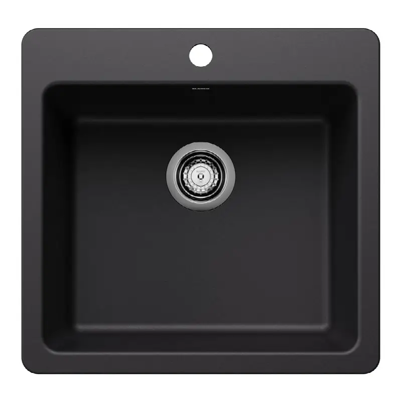Liven Silgranit 21" Single Bowl Dual Mount Kitchen Sink