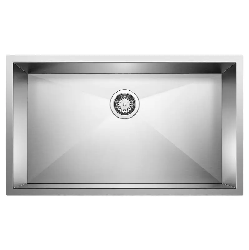 Precision R0 32" Super Single Bowl Undermount Stainless Steel Kitchen Sink