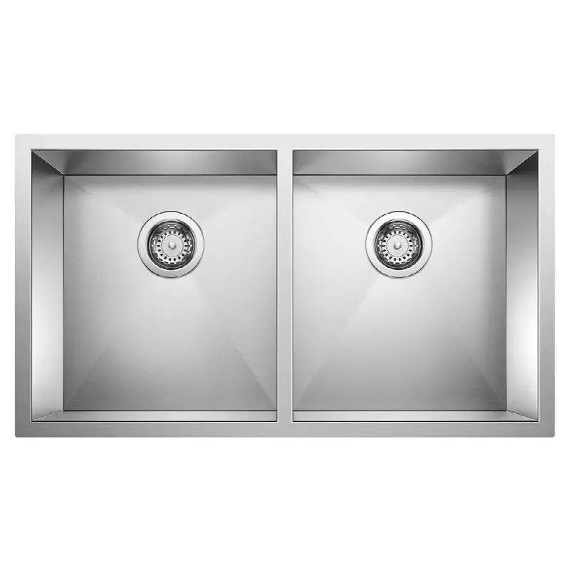 Precision R0 28" 50/50 Double Bowl Undermount Stainless Steel Kitchen Sink