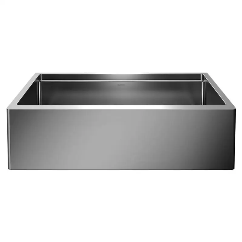 Quatrus R15 Ergon 33" Single Bowl Apron-Front Stainless Steel Farmhouse Sink