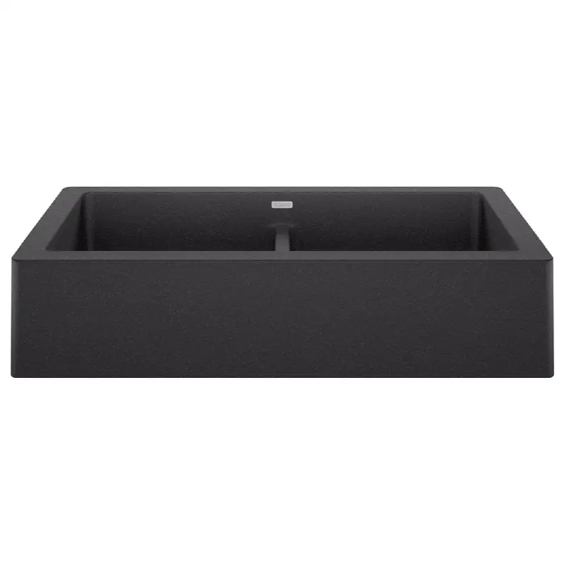Vintera Silgranit 33" Double Bowl Apron-Front Farmhouse Sink