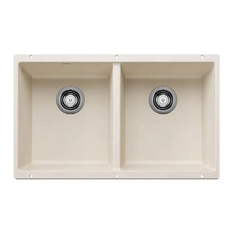 Precis Silgranit 29" 50/50 Double Bowl Undermount Kitchen Sink