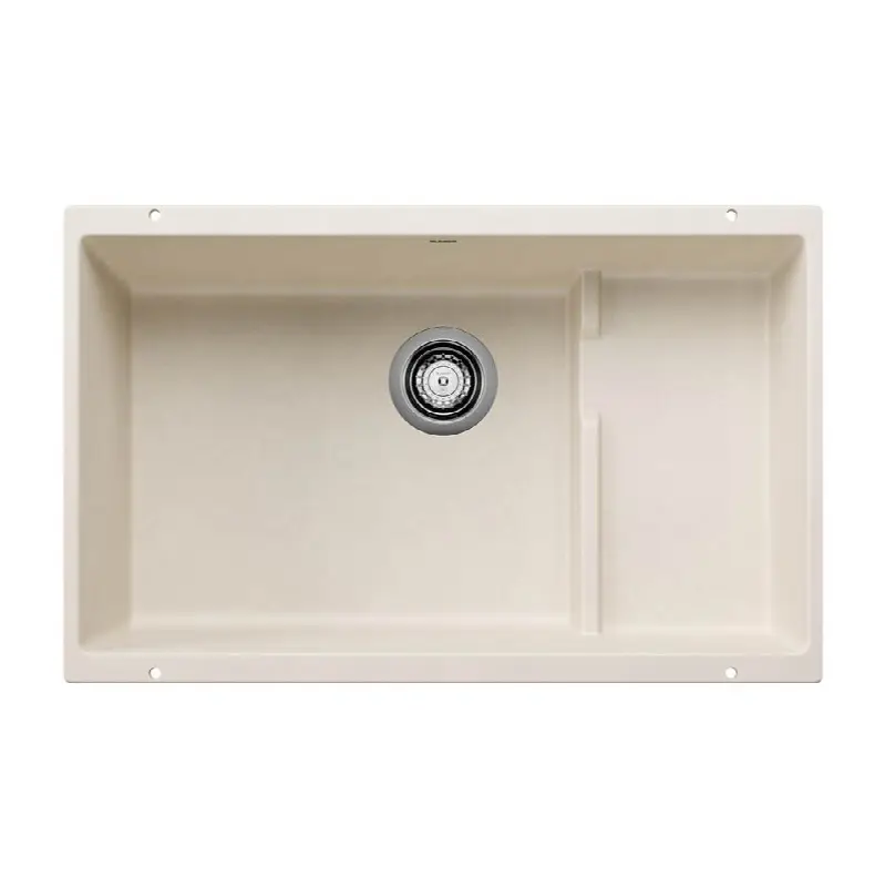 Precis Cascade Silgranit 29" Single Bowl Undermount Kitchen Sink with Colander