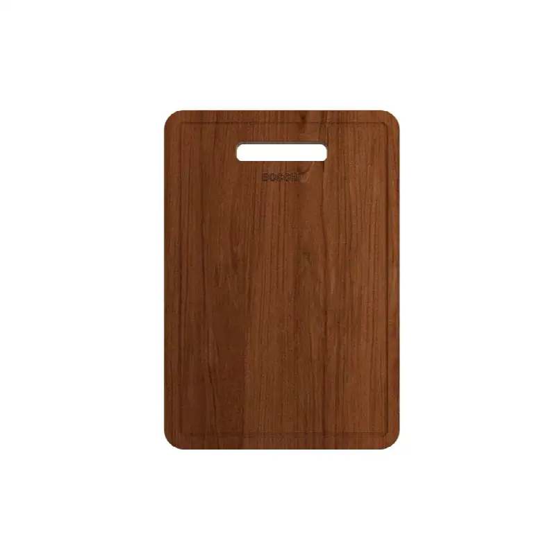 Wooden Cutting Board For Baveno w/ Handle - Sapele Mahogany For 1633 (Inner Ledge), 1616 and 1618 sinks