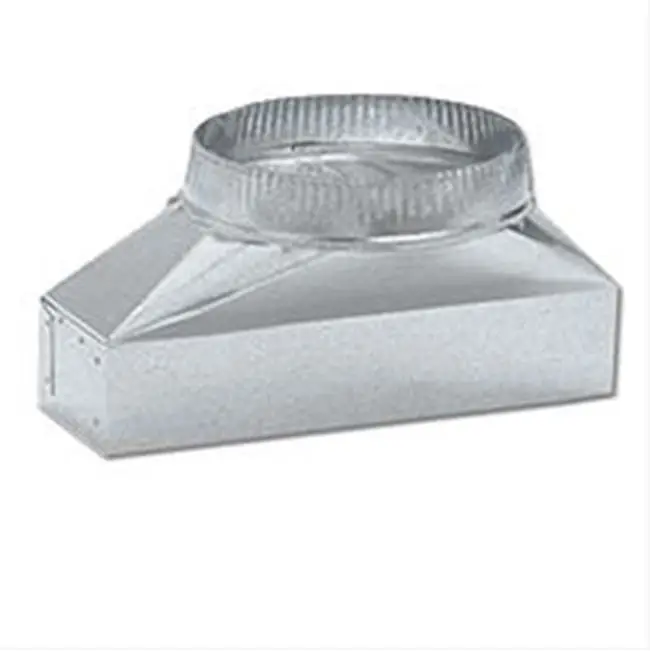 7" Round Transition For Range Hoods And Bath Ventilation Fans