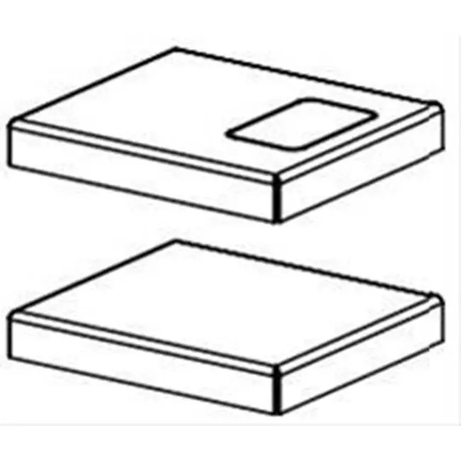 End Cap Trim Extension Kit for Black Stainless Steel Downdraft